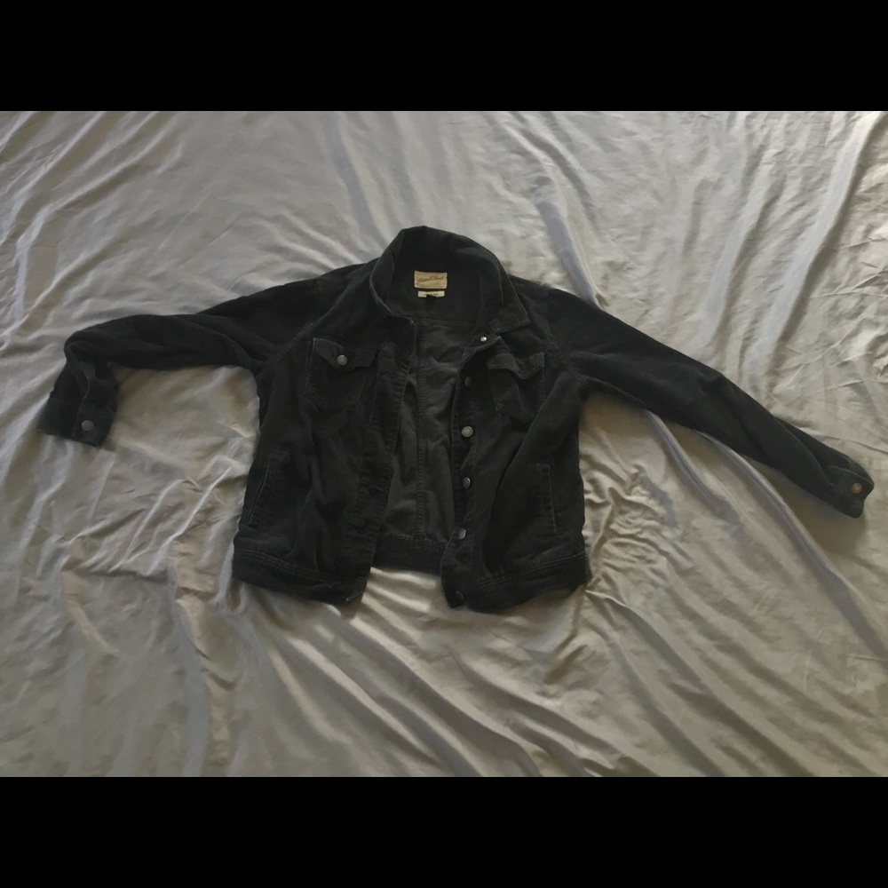 Black corduroy jacket!